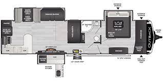 2023 KEYSTONE OUTBACK 332ML, , floor-plans-day image number 0